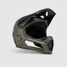 Casco Bicicleta Rampage Ceshyn Helmet Verde Oliva Fox Talla Xl