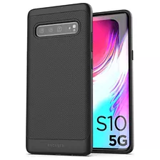 Funda Para Galaxy S10 5g Negra Delgada Lisa Grado Militar