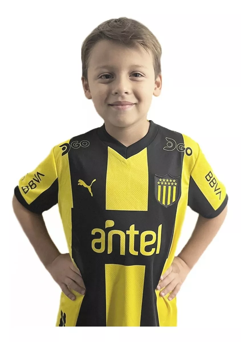 Camiseta Puma Peñarol Remera Oficial Para Niño Mvd Sport