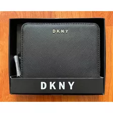 Billetera Monedero Donna Karan Dkny Negra Tarjetero