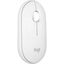 Mouse Inalambrico Logitech Pebble M350 Color Blanco