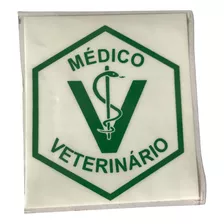 Dois Adesivos Médico Veterinário Para Vidro Frete R$ 10,00