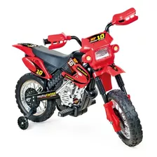 Moto Elétrica Infantil Criança Menino Motocross Homeplay