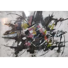 Obra De Arte Moacir Andrade Abstrato Rara De 1964 Original