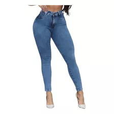 Calça Jeans Feminina Modeladora Cintura Alta Skinny Premium