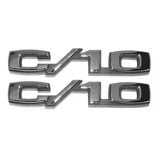 Par Emblemas Laterales Salpicadera C/10 Chevy Pickup 69 70