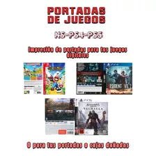 Caja Y Portada Para Juegos De Nintendo Switch/ps4