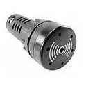 Buzzer 22mm Sonoro 220vca Negro