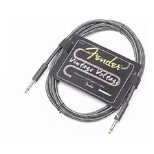 Cable Plug Fender Revestido Para Guitarra Bajo Audio 3 Mt