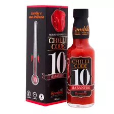 Molho De Pimenta Habanero Bombay Herbs & Spices Chilli Code Sem Glúten 60 Ml