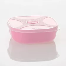 Organizador Multiuso Quadrado 740ml 766-2 Rosa -top Line