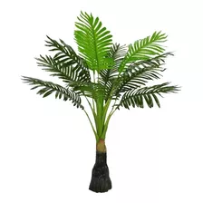 Planta Artificial Palmeira 95cm Real Toque Para Sala