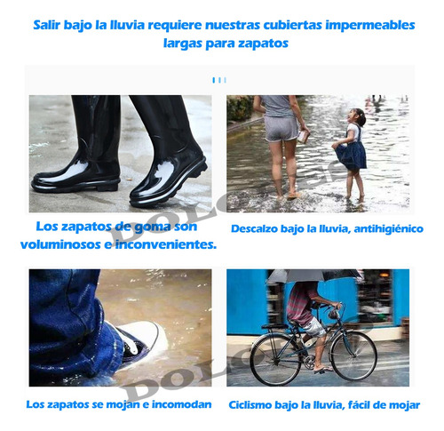 Funda Protectora Lluvia Impermeable Porttiles Cubrezapatos Foto 4