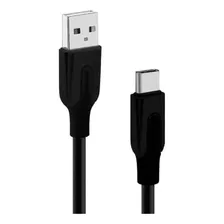 Cable Usb Tipo C Only 3,1a Liso 1 Metro Color Negro