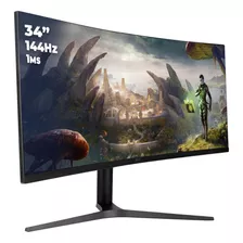 Monitor Gamer Tela Curva Ultra Wide Luz Led Colorida 34 1ms