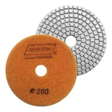 Disco De Lixa Brilho D'água Norton Grão 200-10 Unidades Quantidade De Cascalhos 200