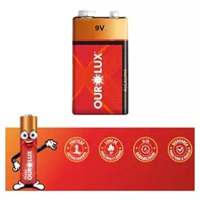  Bateria Ourolux Alcalina 9v