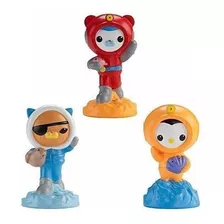 Octonauts Bath Squirters Water Toy 3 Pack - Percebes, Kwazii