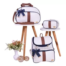 Kit Bolsa Maternidade Menina/menino Luxo Noah - Belaa Baby