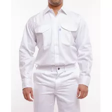 Camisa De Trabajo Ombu Blanca 36 Al 48 I3
