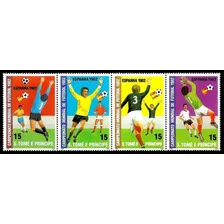 Mundial Fútbol 1982 - Santo Tomé & Príncipe - Serie Mint