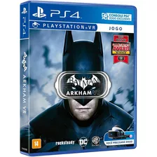 Batman Arkham Vr Exclusivo Playstation 4 Midia Fisica