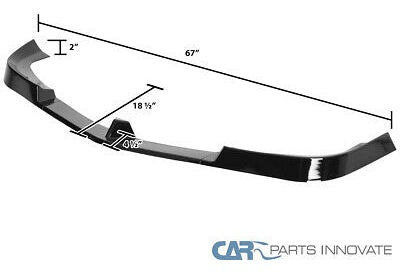 Fits 12-14 Mercedes Benz W204 Glossy Black Front Bumper  Ttx Foto 2