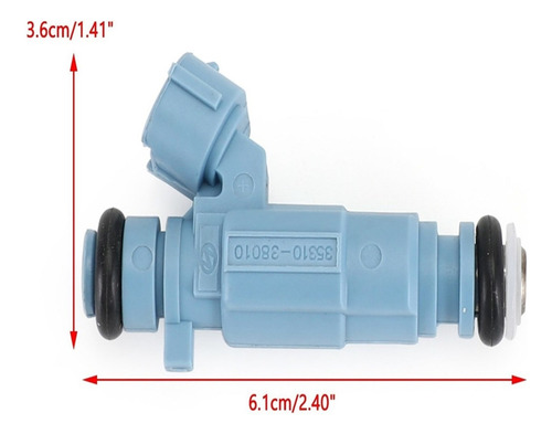 6x Inyectores De Combustible Para Para Kia Sorento 3.5l Foto 4