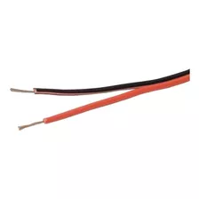 Cable Para Led Monocromático Rojo-negro 24awg 0.5mm 330v Max