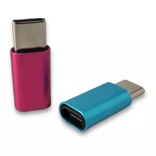 Adaptador Conversor Tipo C (type-c) Macho X Micro Usb Femea