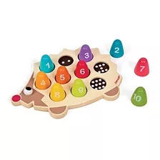 Janod Wooden Number Hedgehog Playset