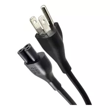 Cable Trébol 8amp Poder 3pin Hq 1.5 Metros Premium