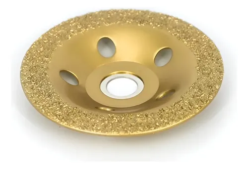 Disco Amoladora Tungsteno Desbaste Ceramica Marmol Granito Dorado Oscuro