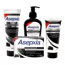 Asepxia Carbon Jabon 100g + Exfoliante + - g a $108