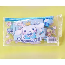 Estuche Completo Cinammonroll Kawaii Color Celeste Cinamon