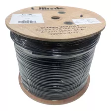 Cable De Red Utp Cat6 Exterior 23 Awg Doble Chaqueta 305 Mts