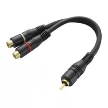 Cabo Y Rca Macho X 2 Rca Femea 20 Cm