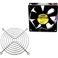 Micro Ventilador 80x80x25mm 24v 0.16a 2 Fios Adda C/ Grade 