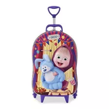 Mochila Infantil Escolar 3d Masha Circus - Maxtoy