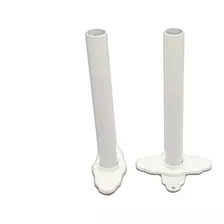 Kit De Soportes De Hierro Emblistados Para Barral Baño Curvo