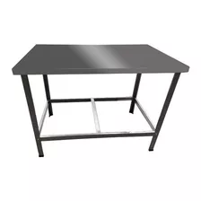 Mesa De Serviço Slim Tampo Inox 55x80 Padaria Açougue