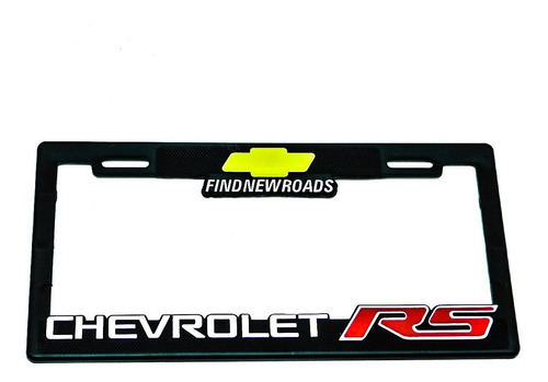  Portaplacas Premium Chevrolet Rs Juego 2 Piezas Foto 3