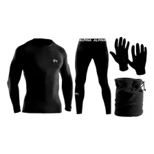 Kit Conjunto Termico Frio Extremo Deportivo + Cuello Guantes