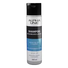 Shampoo Sem Sal Desamarelador 300ml - Alpha Line