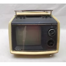 Tv Portatil Antiga Sony Tv-770 - Nao Funciona Leia Descricao