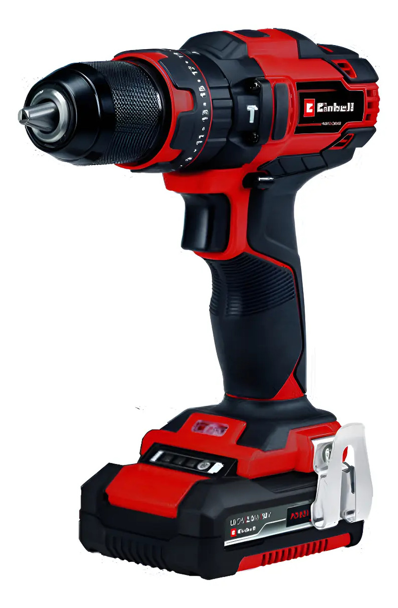 Taladro Atornillador Einhell 18/40 Li 18v 40nm Carg+bat 2,5a Rojo 50
