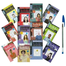 Kit 10 Revistas Livros Sudoku Coquetel Fácil Médio E Difícil