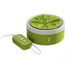 Mini Lavadora De Turbina Alimentada Por Usb Verde