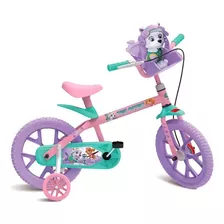 Bicicleta Infantil Rod 14 Paw Patrol C/silla Y Ruedas El Rey