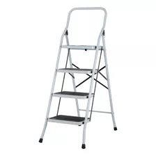 Escalera Tubular Plegable 4 Peldaños Pasos Pretul